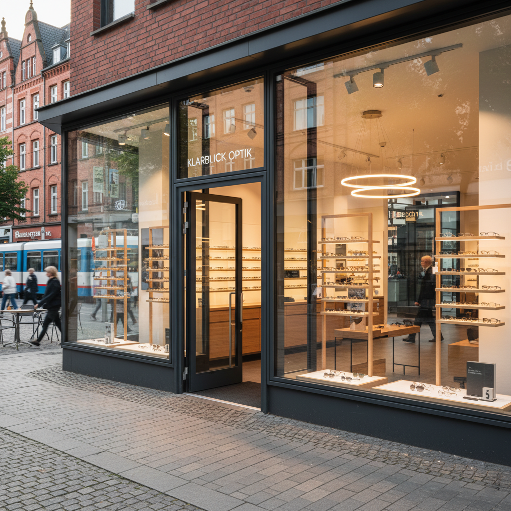 Eingangsbereich von SichtWege Hamburg in den Großen Bleichen